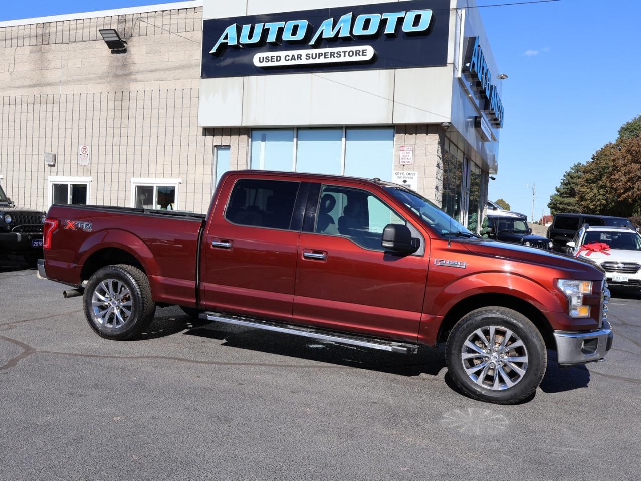 Used 2017 Ford F-150 V8 XLT-XTR CREW 4WD *ACCIDENT FREE*1 OWNER* CAMERA NAV BLUETOOTH HEATED SEATS CRUISE ALLOYS for sale in Burlington, ON