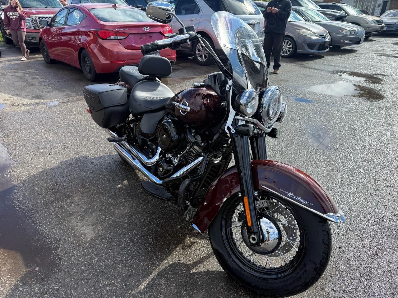 2018 Harley-Davidson Heritage Classic 107 BAGS, BACK REST, WINDSCREEN, ONLY 19KMS, AS IS - Photo #7