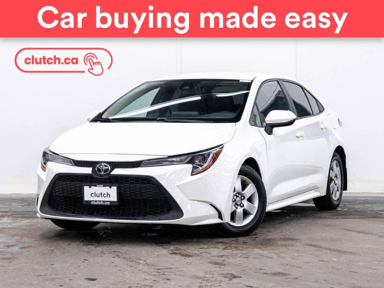 Used 2020 Toyota Corolla L w/ Apple CarPlay, Rearview Cam, A/C for sale in Toronto, ON