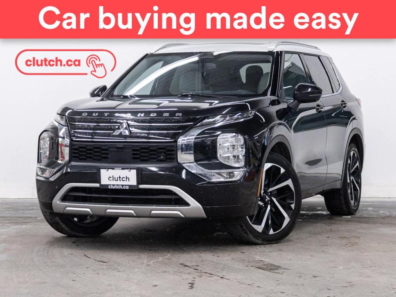 Used 2024 Mitsubishi Outlander GT S-AWC w/ Apple CarPlay & Android Auto, 360 Cam, Panoramic Moonroof for sale in Toronto, ON