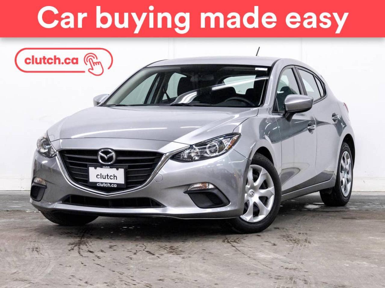 Used 2016 Mazda MAZDA3 Sport GX w/ Rearview Cam, Bluetooth, A/C for sale in Toronto, ON