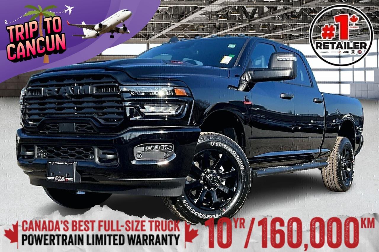Get a Roundtrip Airfare and 3 Night Accommodation included for Two (2) people with ANY New Car Purchase at Advertised Price*Canadas best full-size truck powertrain limited warranty is based on years and kilometer coverage offered and the latest available competitive information for 2026 model year full-size trucks (excluding BEVs). The new Limited Powertrain Warranty of 10 year/160,000-kilometre (whichever occurs first) is available exclusively to retail customers who purchase or lease any of the following new and previously unregistered 2026 Ram vehicles from an authorized Ram dealership in Canada: Ram 1500 (including RHO), Ram 2500, Ram 3500, Ram Cab Chassis, and ProMaster Van (excluding full battery electric vehicles). The warranty is not available to fleet customers and, except as otherwise required by applicable law (including, but not limited, for individuals residing in Quebec, Nova Scotia and Saskatchewan), is non-transferable and applies only to the original retail purchaser or lessee.Canadas best full-size truck powertrain limited warranty is based on years and kilometer coverage offered and the latest available competitive information for 2026 model year full-size trucks (excluding BEVs). The new Limited Powertrain Warranty of 10 year/160,000-kilometre (whichever occurs first) is available exclusively to retail customers who purchase or lease any of the following new and previously unregistered 2026 Ram vehicles from an authorized Ram dealership in Canada: Ram 1500 (including RHO), Ram 2500, Ram 3500, Ram Cab Chassis, and ProMaster Van (excluding full battery electric vehicles). The warranty is not available to fleet customers and, except as otherwise required by applicable law (including, but not limited, for individuals residing in Quebec, Nova Scotia and Saskatchewan), is non-transferable and applies only to the original retail purchaser or lessee.&ldquo;Canada&rsquo;s best full-size truck powertrain limited warranty&rdquo; is based on years and kilometer coverage offered and the latest available competitive information for 2026 model year full-size trucks (excluding BEVs). The new Limited Powertrain Warranty of 10 year/160,000-kilometre (whichever occurs first) is available exclusively to retail customers who purchase or lease any of the following new and previously unregistered 2026 Ram vehicles from an authorized Ram dealership in Canada: Ram 1500 (including RHO), Ram 2500, Ram 3500, Ram Cab Chassis, and ProMaster Van (excluding full battery electric vehicles). The warranty is not available to fleet customers and, except as otherwise required by applicable law (including, but not limited, for individuals residing in Quebec, Nova Scotia and Saskatchewan), is non-transferable and applies only to the original retail purchaser or lessee.