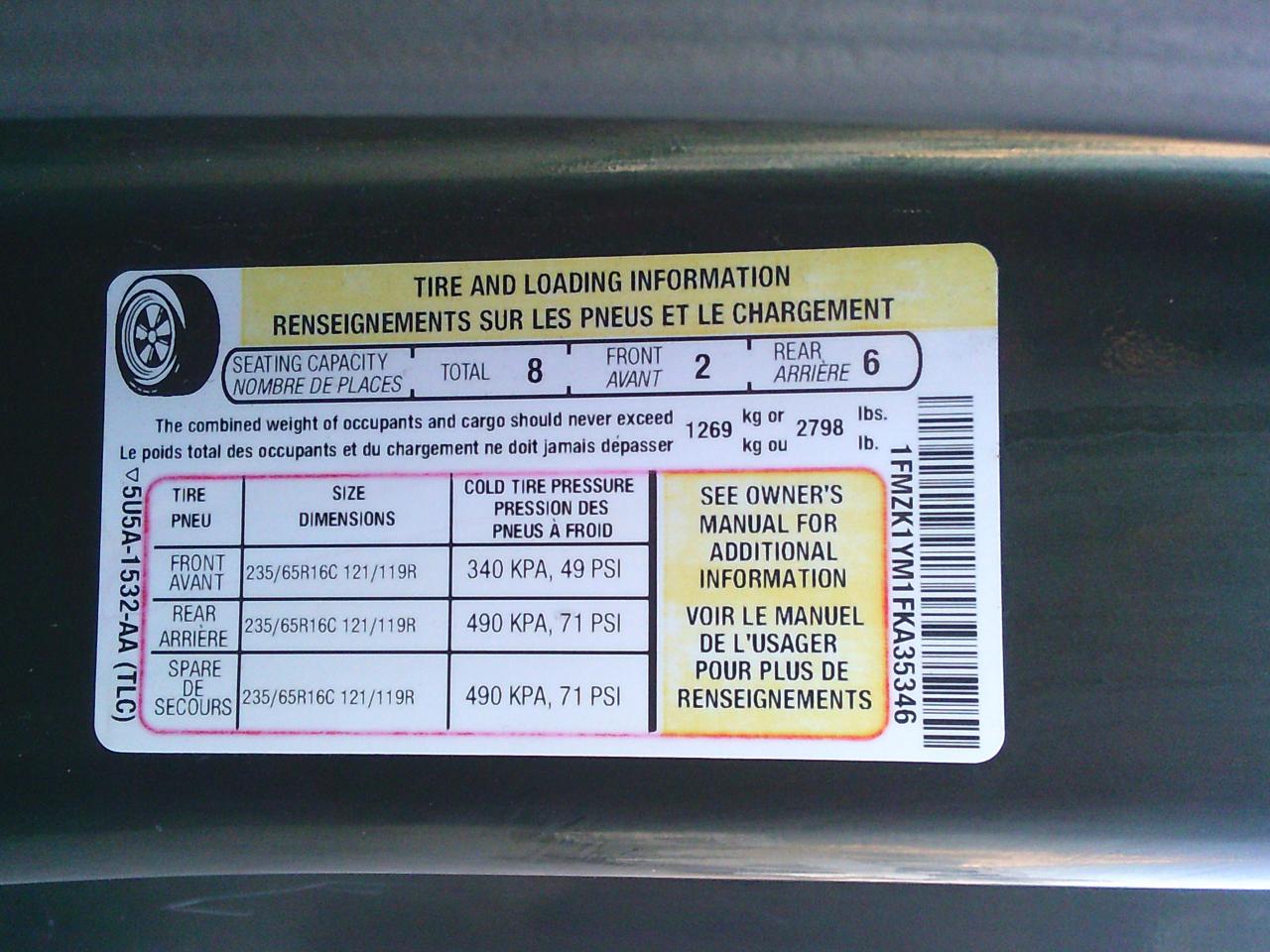 2015 Ford Transit T-150 130 passenger Low Roof XLT 8 Passenger - Photo #33