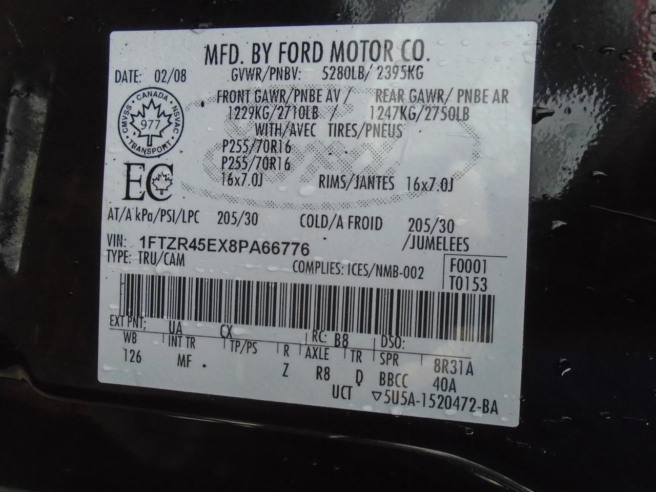 2008 Ford Ranger 4WD SuperCab 126  FX4-Off-Rd - Photo #22