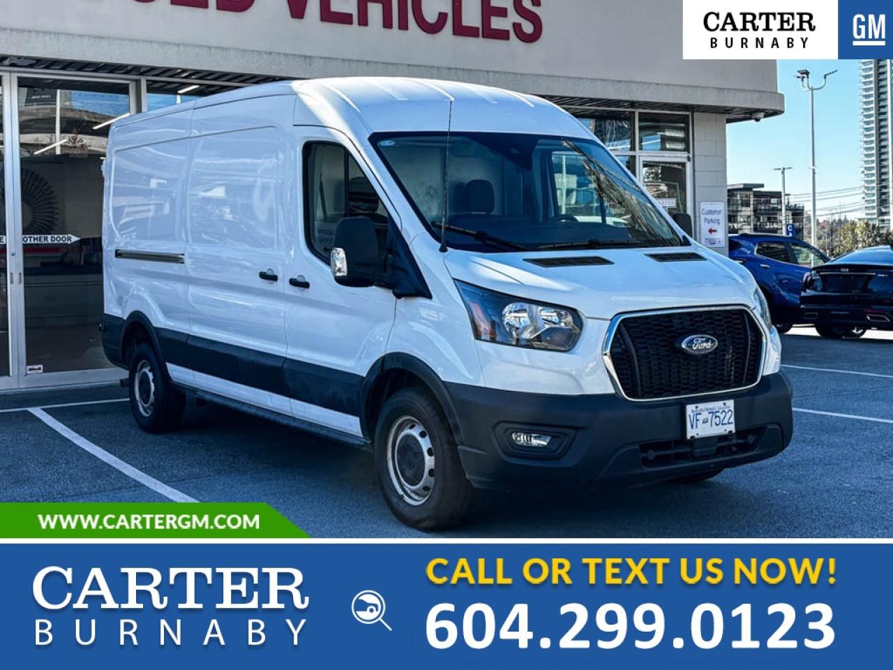 Used 2023 Ford Transit Cargo Van RWD | 3.5L ENGINE/BARN DOORS/BULKHEAD for sale in Burnaby, BC