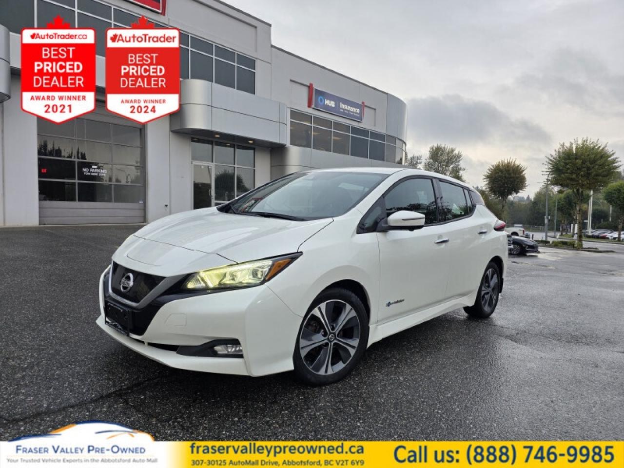 Used 2018 Nissan Leaf SL  - Navigation -  Heated Seats for sale in Abbotsford, BC