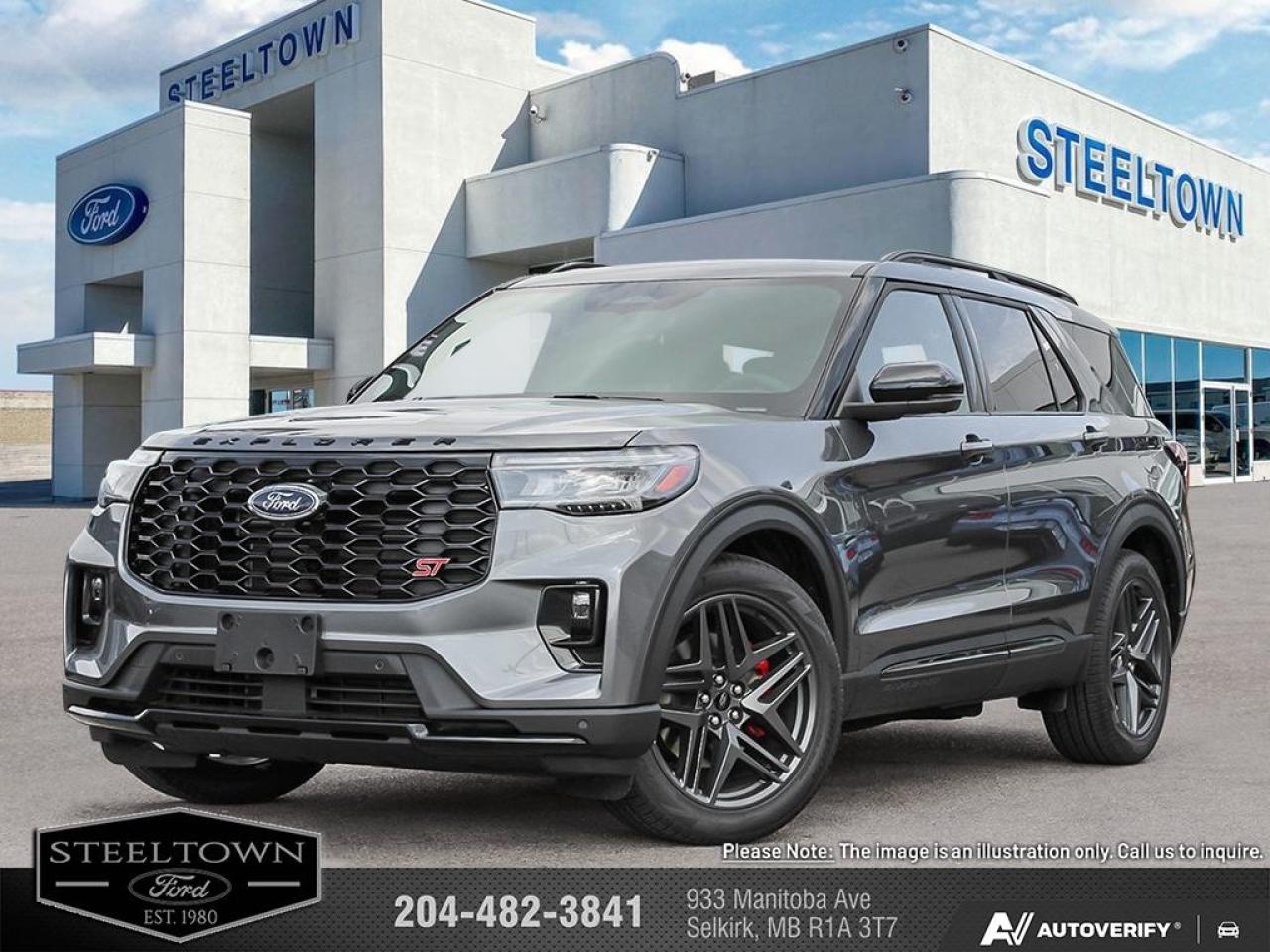 New 2026 Ford Explorer ST  -  Sunroof -  Cooled Seats for sale in Selkirk, MB