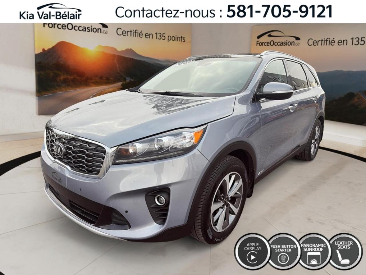 Used 2020 Kia Sorento EX *AWD *V6 *290HP *CUIR *TOIT *GPS *5000LBS TOWING for sale in Québec, QC