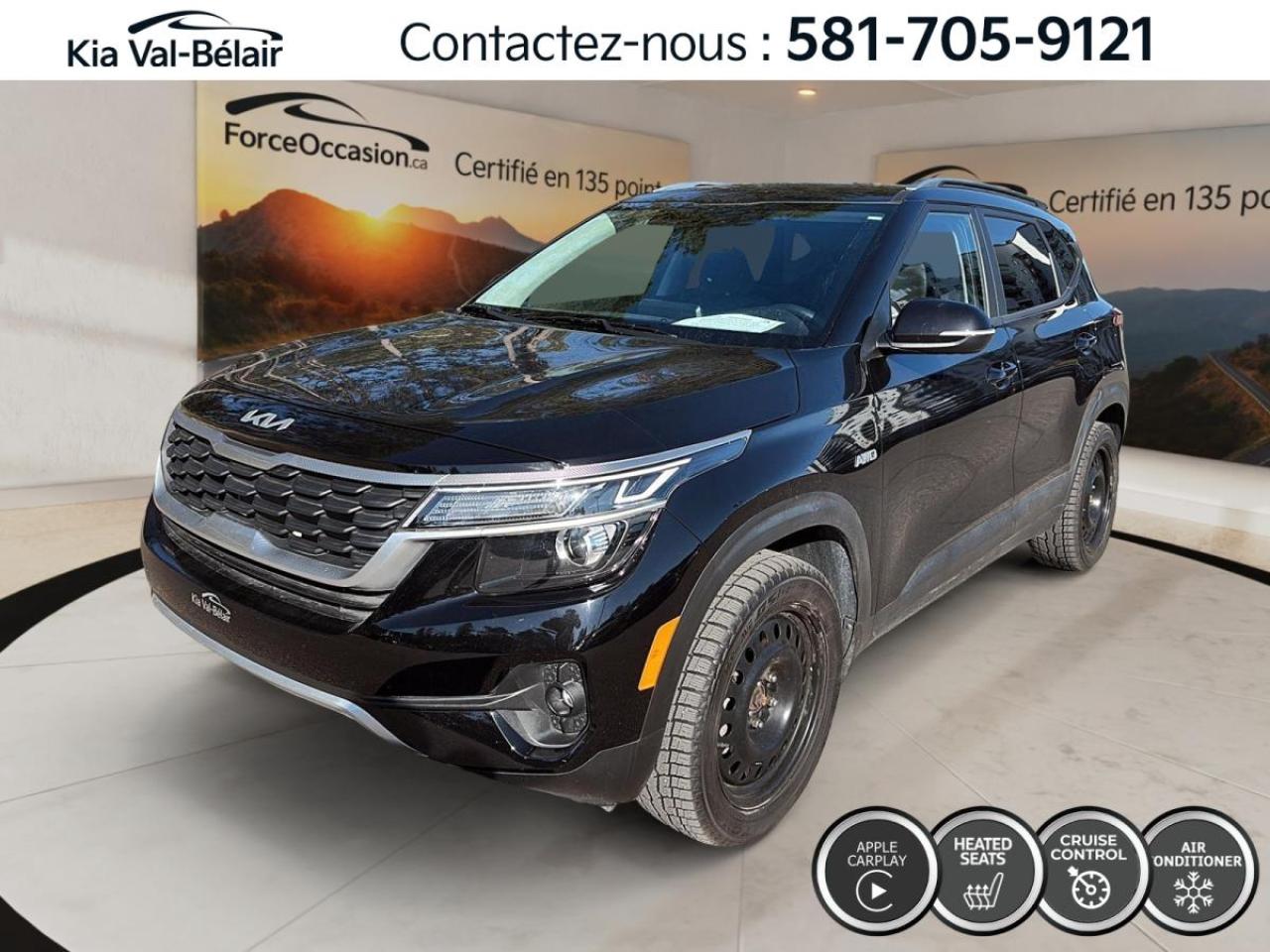 Used 2023 Kia Seltos LX *AWD *CRUISE *CAMERA *CARPLAY *SIEGES CHAUFF for sale in Québec, QC