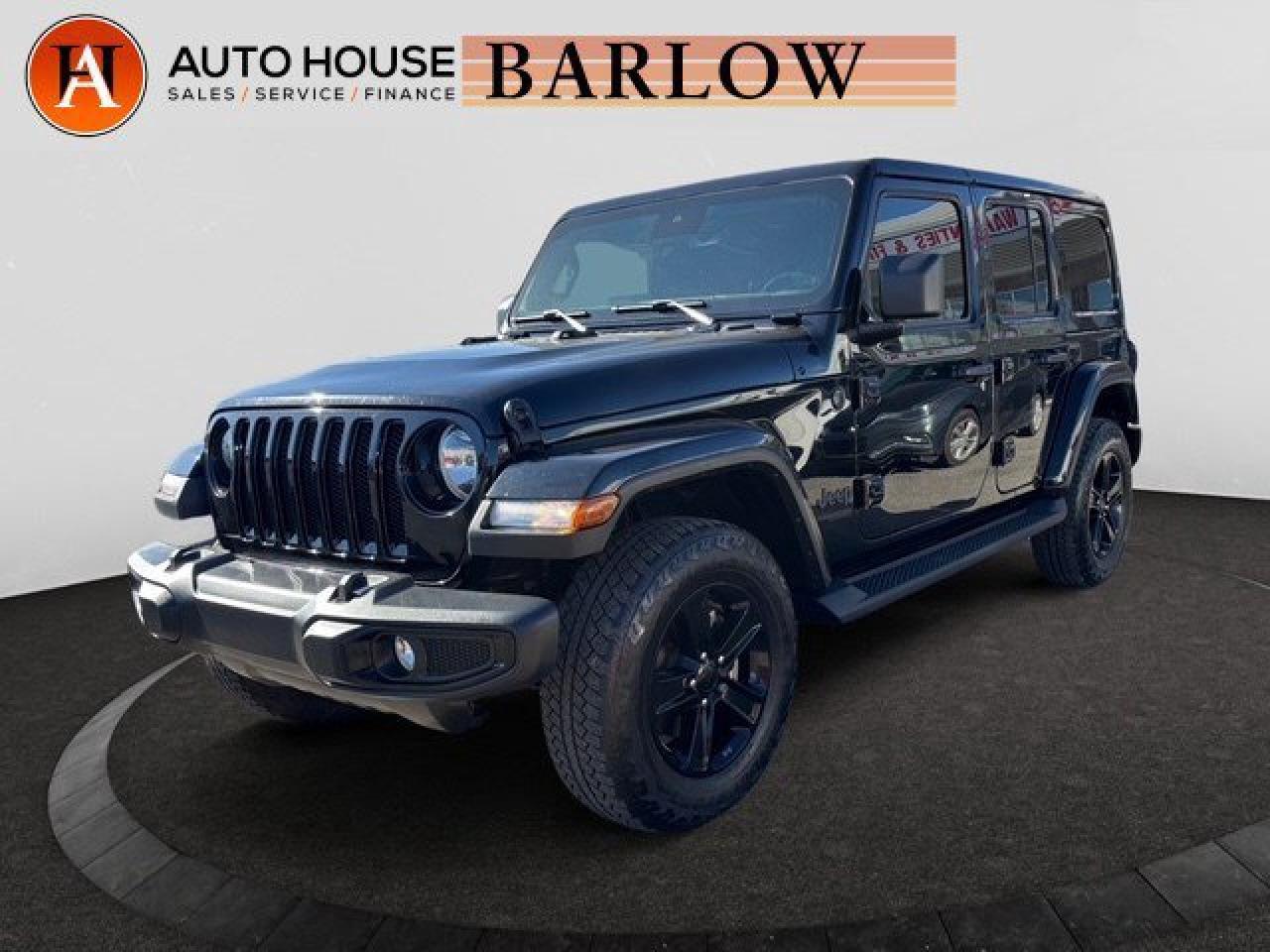 Used 2021 Jeep Wrangler Unlimited Sahara NAVIGATION LANE ASSIST SUNROOF HEATED LEATHER SEATS for sale in Calgary, AB
