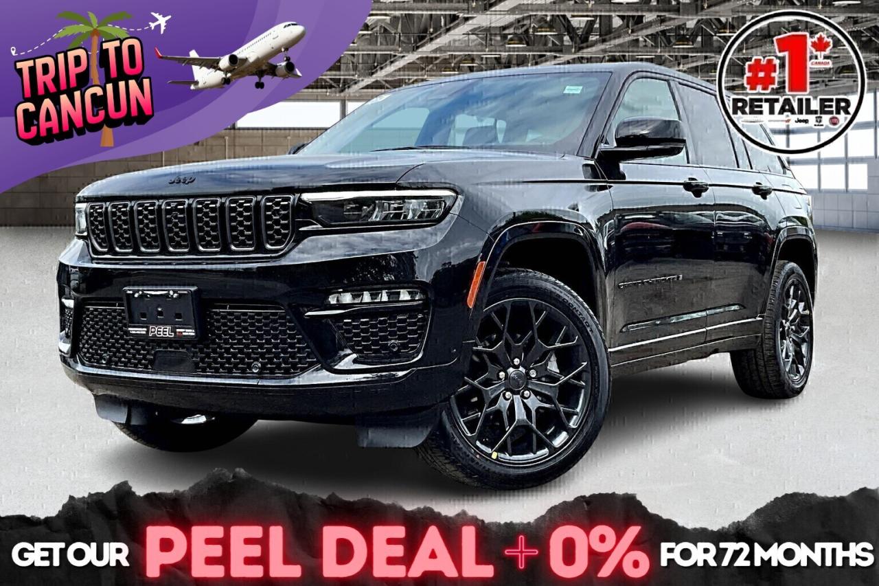 Get a Roundtrip Airfare and 3 Night Accommodation included for Two (2) people with ANY New Car Purchase at Advertised Price*Engage & Explore with Peel Chrysler, Canadas #1 Stellantis FCA Retailer, 9 years in a row! Whether youre inquiring about our latest offers and specials on New or Used Cars, Trucks, SUVS, or seeking guidance, 1-866-652-6197 connects you directly. Dive deeper online or connect with our team to navigate your automotive journey seamlessly. WE TAKE ALL TRADES & CREDIT. WE SHIP ANYWHERE IN CANADA! OUR TEAM IS READY TO SERVE YOU 7 DAYS! *FREE CarFax (click the link above to check it out at no cost to you!)* ______________________________________________________ Peel Chrysler A Trusted Destination: Based in Mississauga, Port Credit, Ontario, we proudly serve customers from all corners of Ontario and Canada including Toronto, Oakville, North York, Richmond Hill, Ajax, Hamilton, Niagara Falls, Brampton, Thornhill, Scarborough, Vaughan, London, Windsor, Cambridge, Kitchener, Waterloo, Brantford, Sarnia, Pickering, Huntsville, Milton, Woodbridge, Maple, Aurora, Newmarket, Orangeville, Georgetown, Stouffville, Markham,