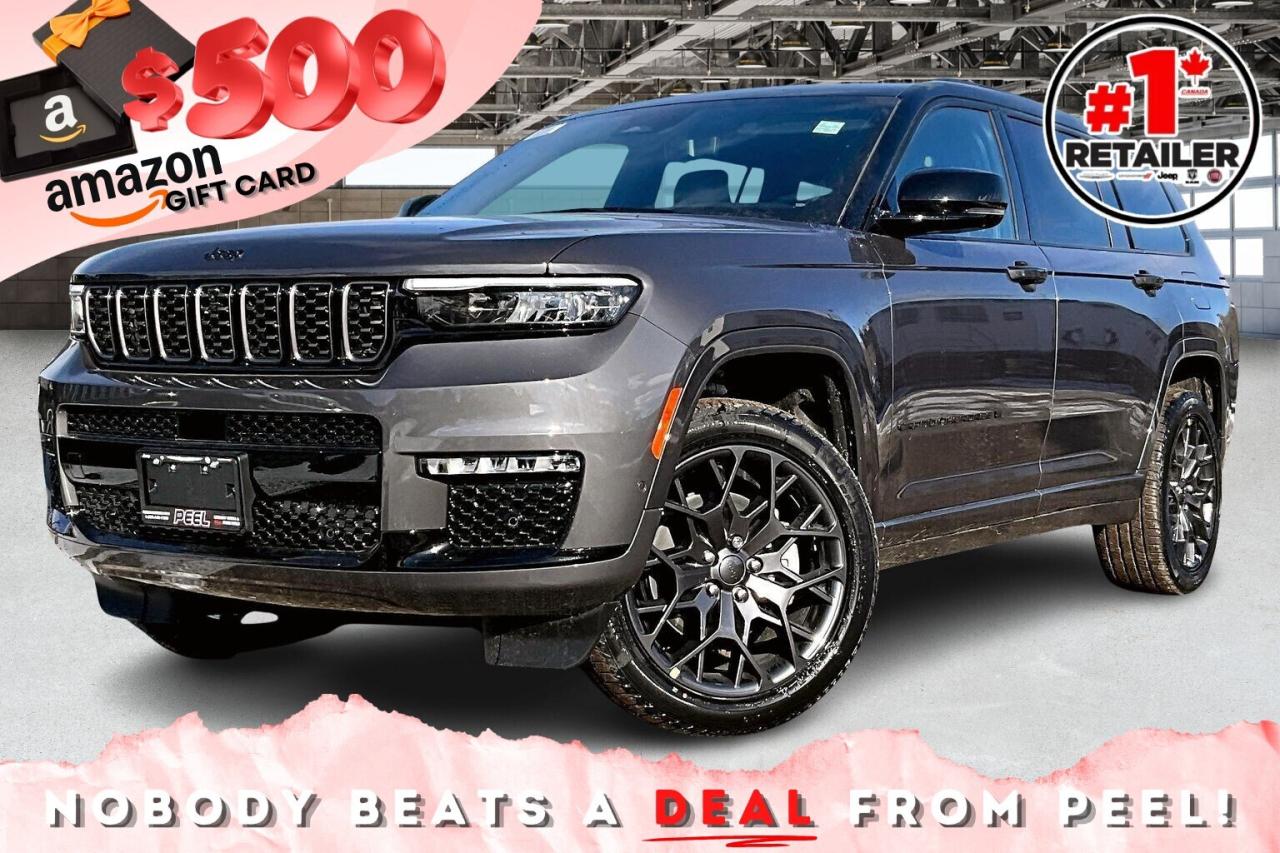New 2025 Jeep Grand Cherokee L SUMMIT | HIGH ALTITUDE | 19 SPKRS | 7 PASSENGER for sale in Mississauga, ON