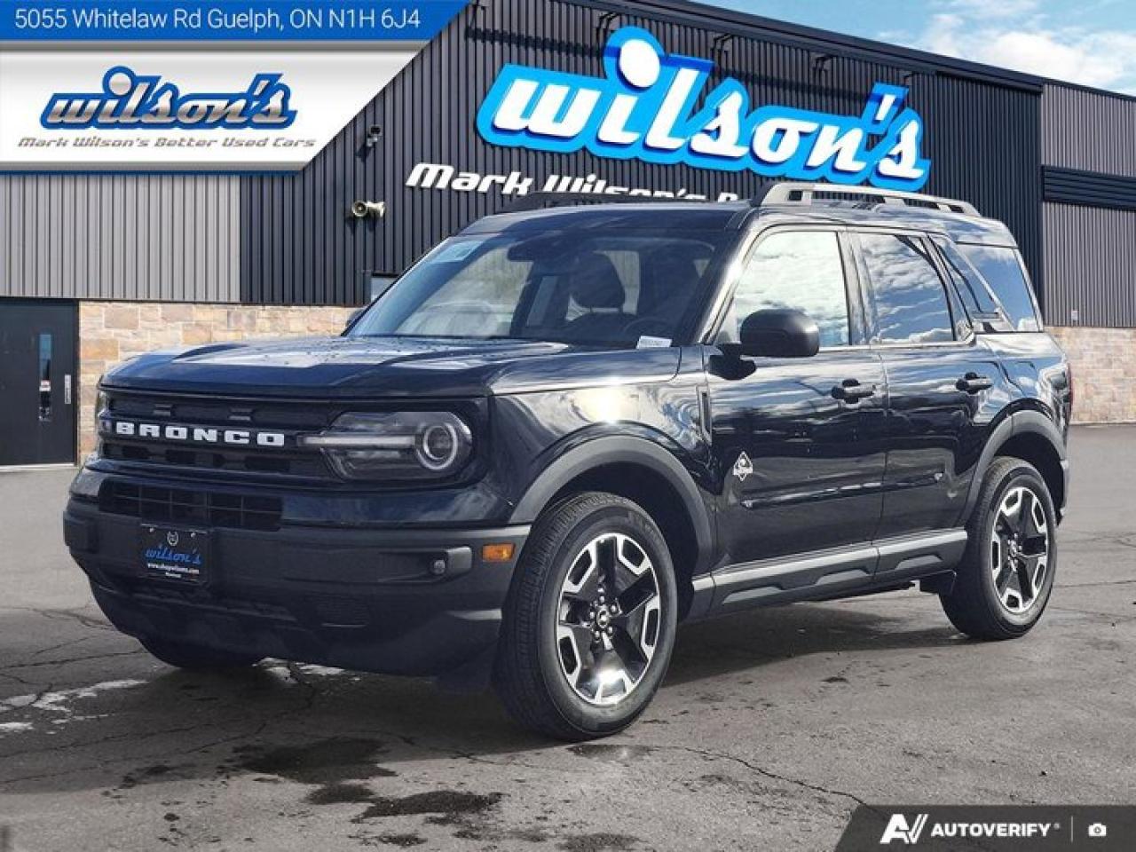 Used 2024 Ford Bronco Sport Outer Banks 4x4 | Heated Seats + Steering | Remote Start | CarPlay | Reverse Cam | Lane Keep & More! for sale in Guelph, ON