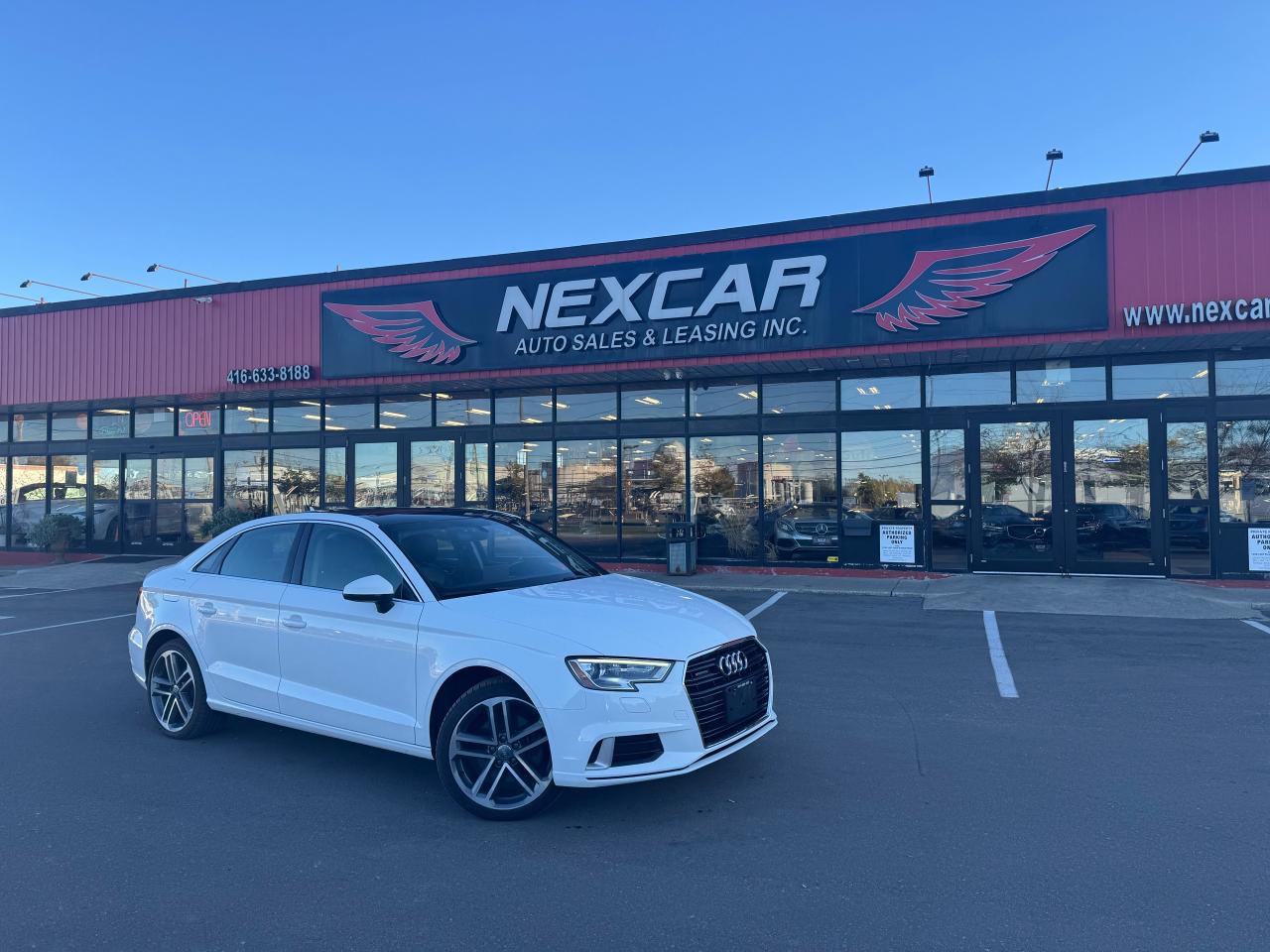 2018 Audi A3 PROGRESSIV AWD LEATHER PANO/ROOF H/SEAT CAMERA