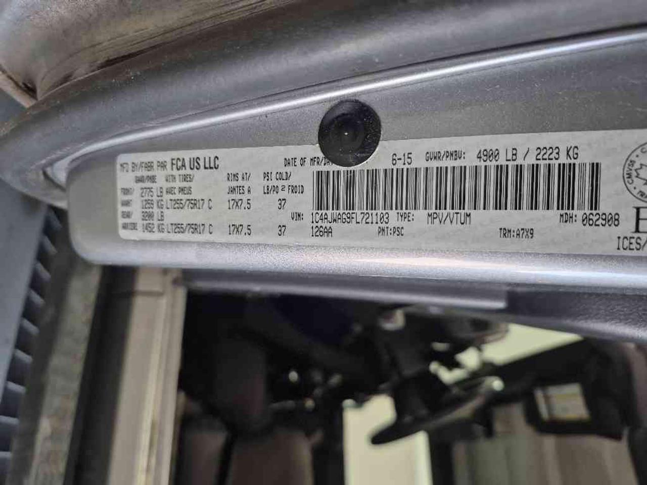 2015 Jeep Wrangler SPORT Photo