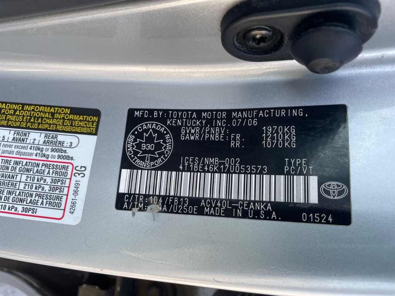 2007 Toyota Camry  - Photo #13