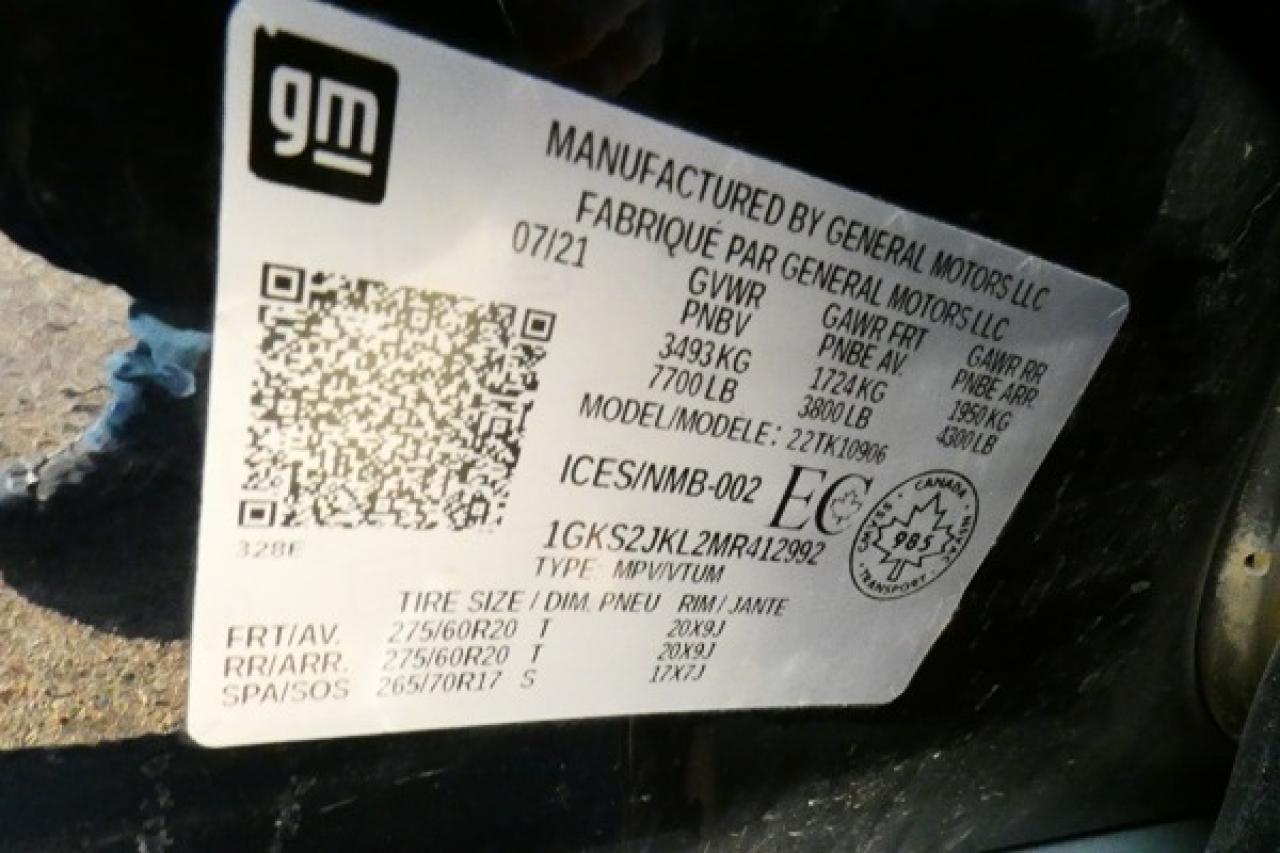 2021 GMC Yukon XL Denali 4WD w/H&C L, pano S/R, NAV, BUC, HUD, ent. - Photo #24