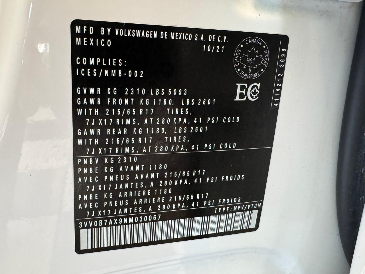 2022 Volkswagen Tiguan Trendline 4MOTION+ONE OWNER+CLEAN CARFAX Photo