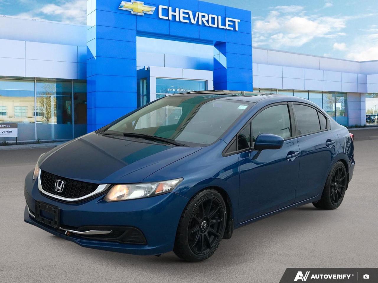 Used 2015 Honda Civic Sedan EX Auto | Sunroof | Fresh Safety for sale in Winnipeg, MB