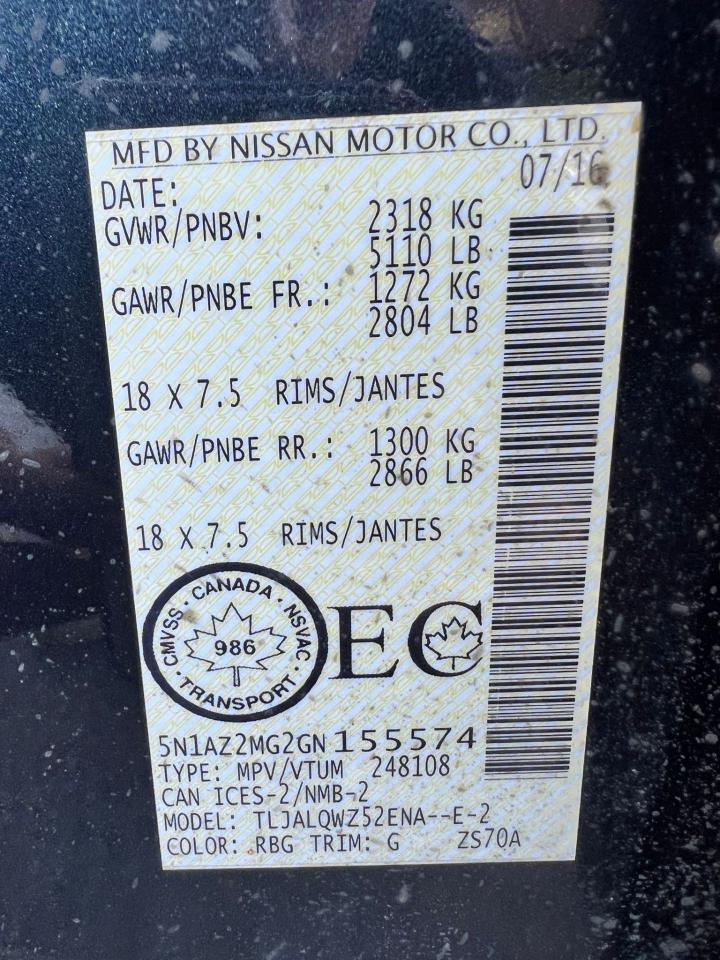 2016 Nissan Murano SV - Photo #17