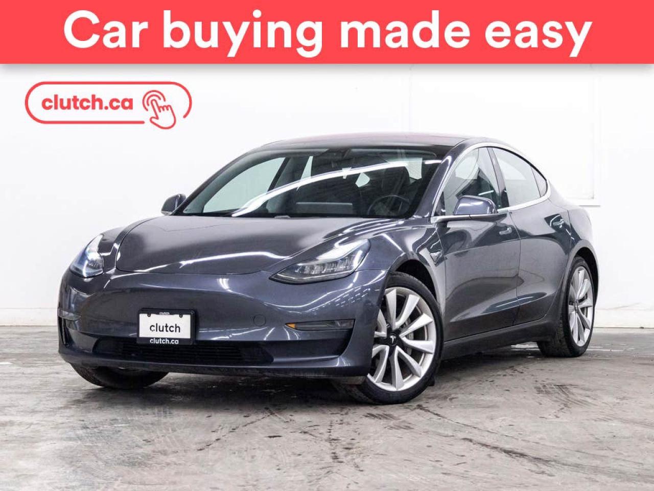 Used 2018 Tesla Model 3 Long Range  w/ Front Heated Seats, Rearview Cam, Nav for sale in Toronto, ON