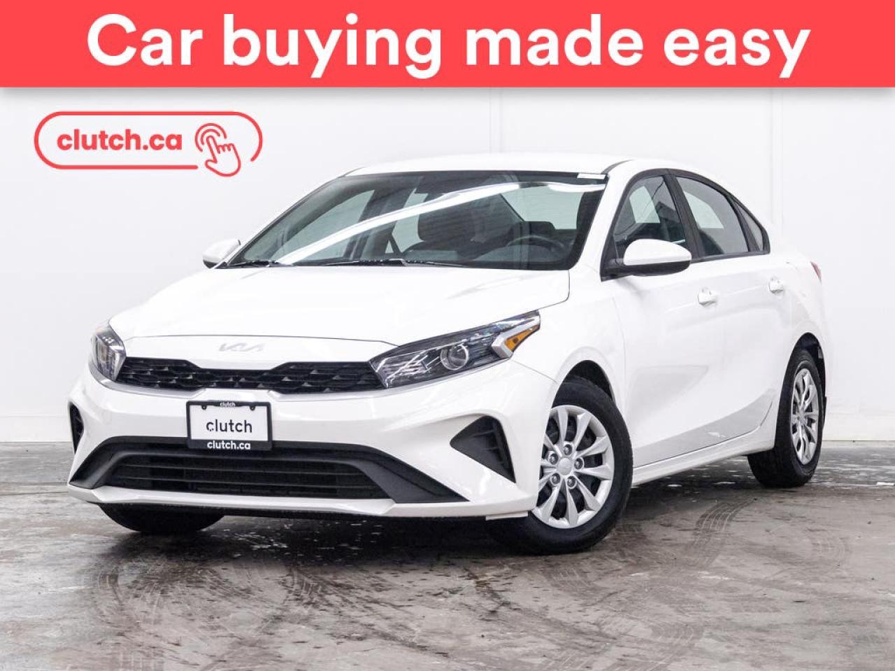 Used 2023 Kia Forte LX w/ Apple CarPlay & Android Auto, Heated Front Seats, Rearview Cam for sale in Toronto, ON