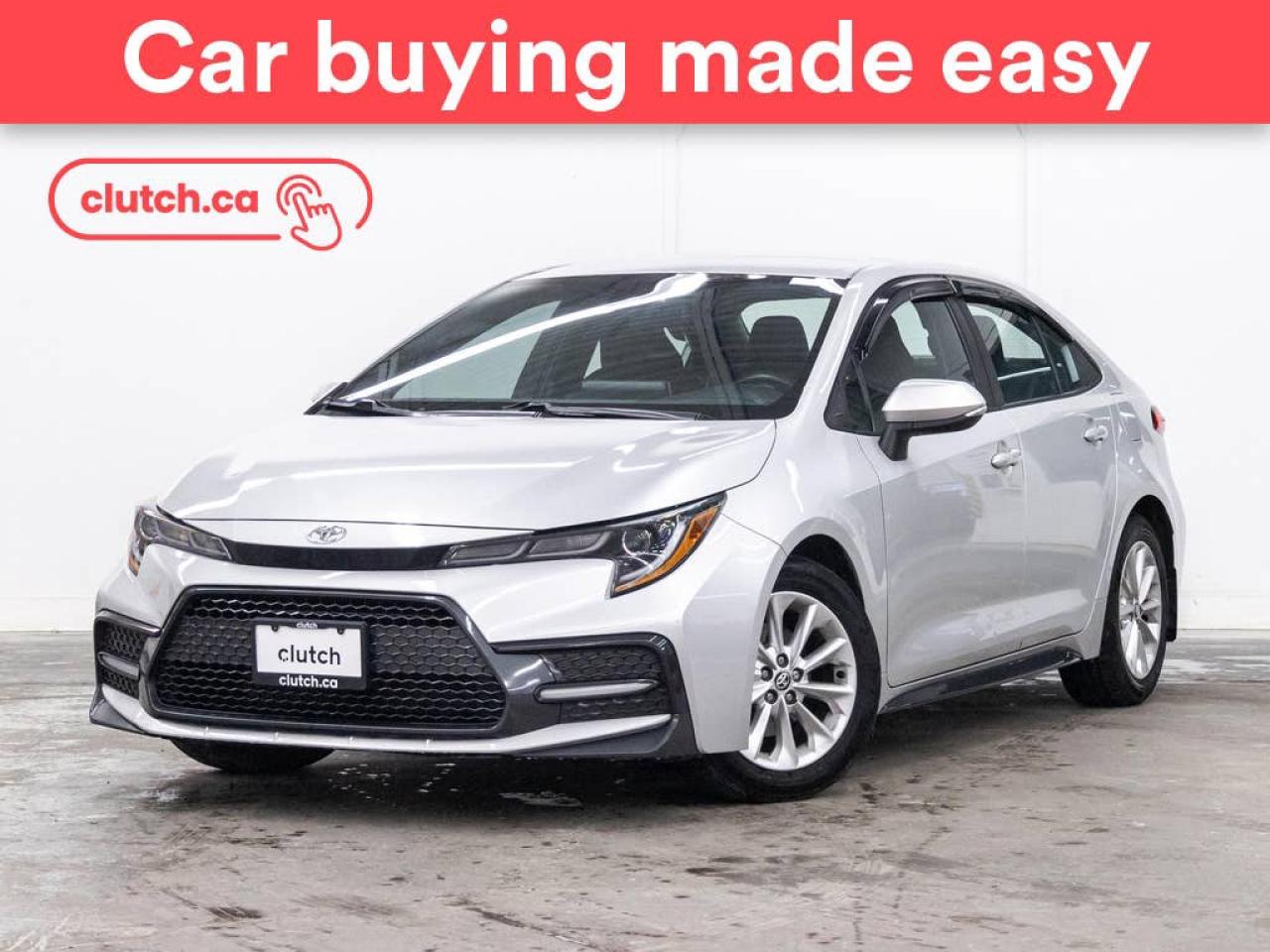 Used 2021 Toyota Corolla SE w/Apple CarPlay & Android Auto, Heated Front Seats, Backup Cam for sale in Toronto, ON