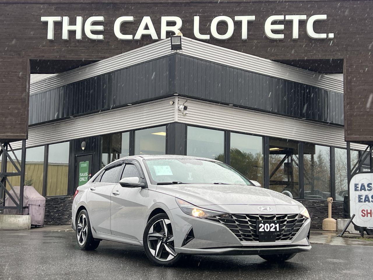 Used 2021 Hyundai Elantra Ultimate Tech MOONROOF, HEATED LEATHER SEATS, SIRIUS XM, BACKUP CAM!! for sale in Sudbury, ON