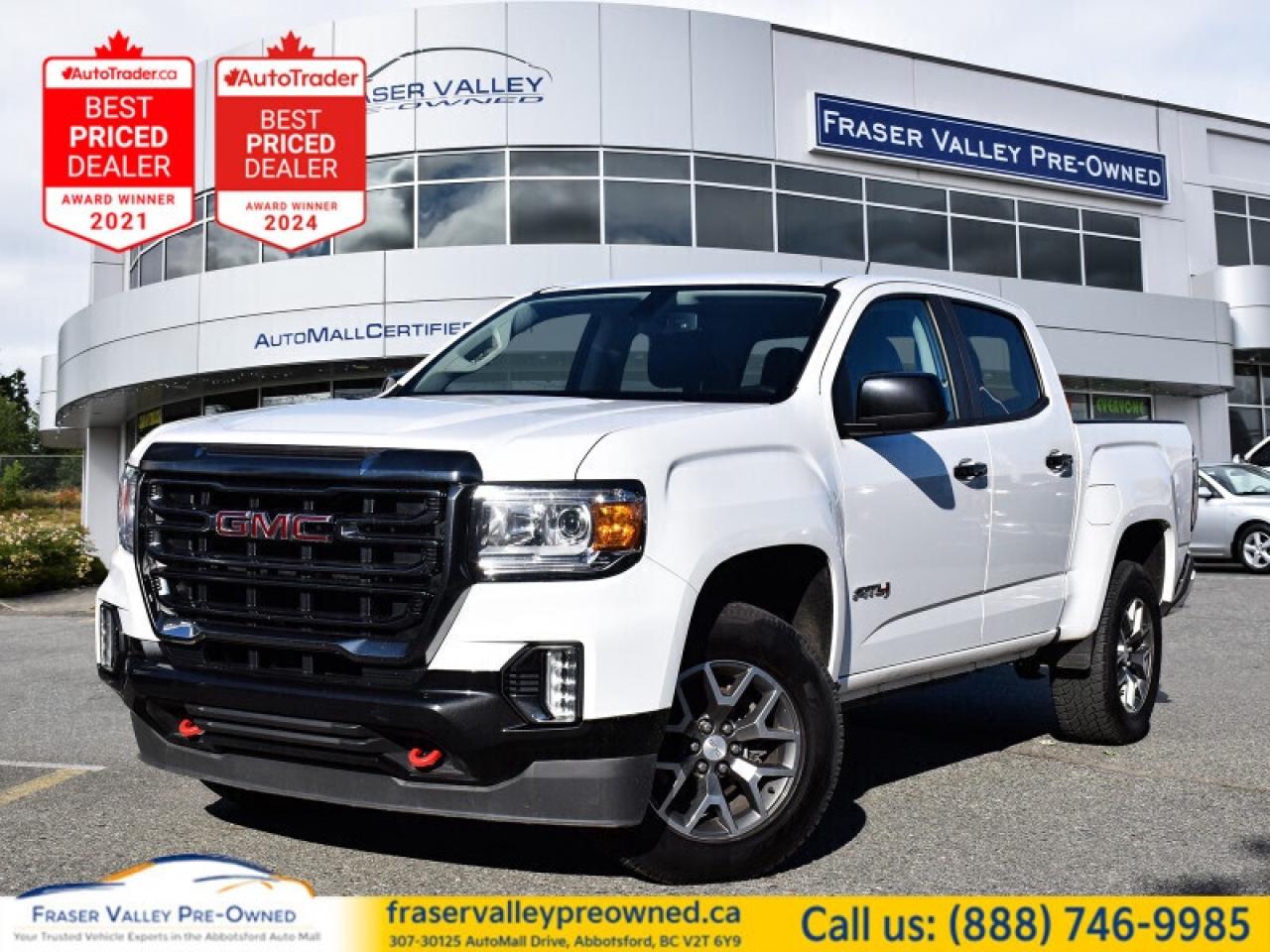 Used 2021 GMC Canyon AT4 w/Leather  Loaded • No Accidents • Off-Road Re for sale in Abbotsford, BC
