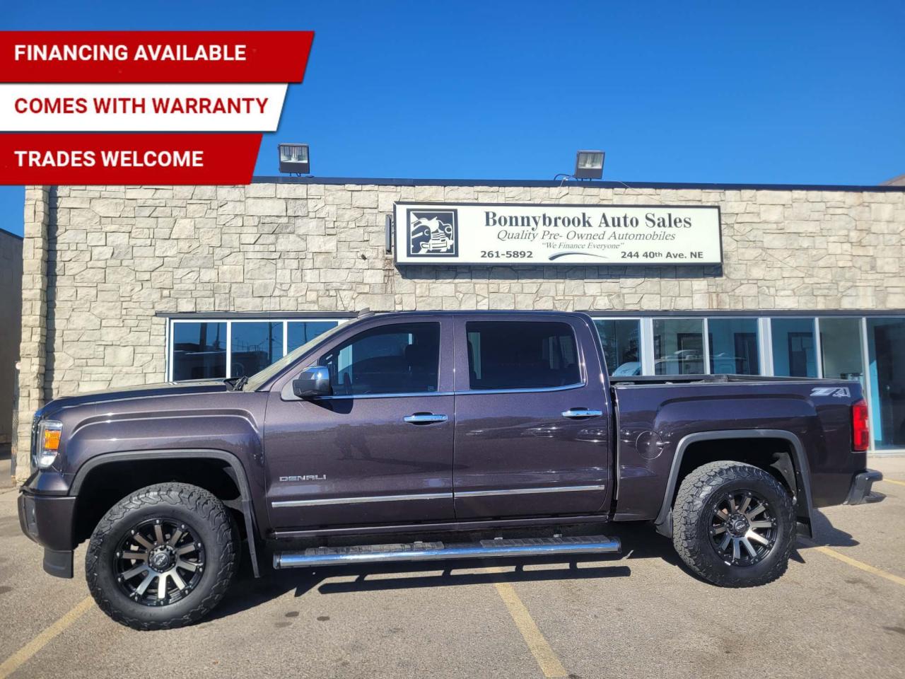 Used 2014 GMC Sierra 1500 Crew Cab Denali/Leather seats/Car starter/Rearview for sale in Calgary, AB