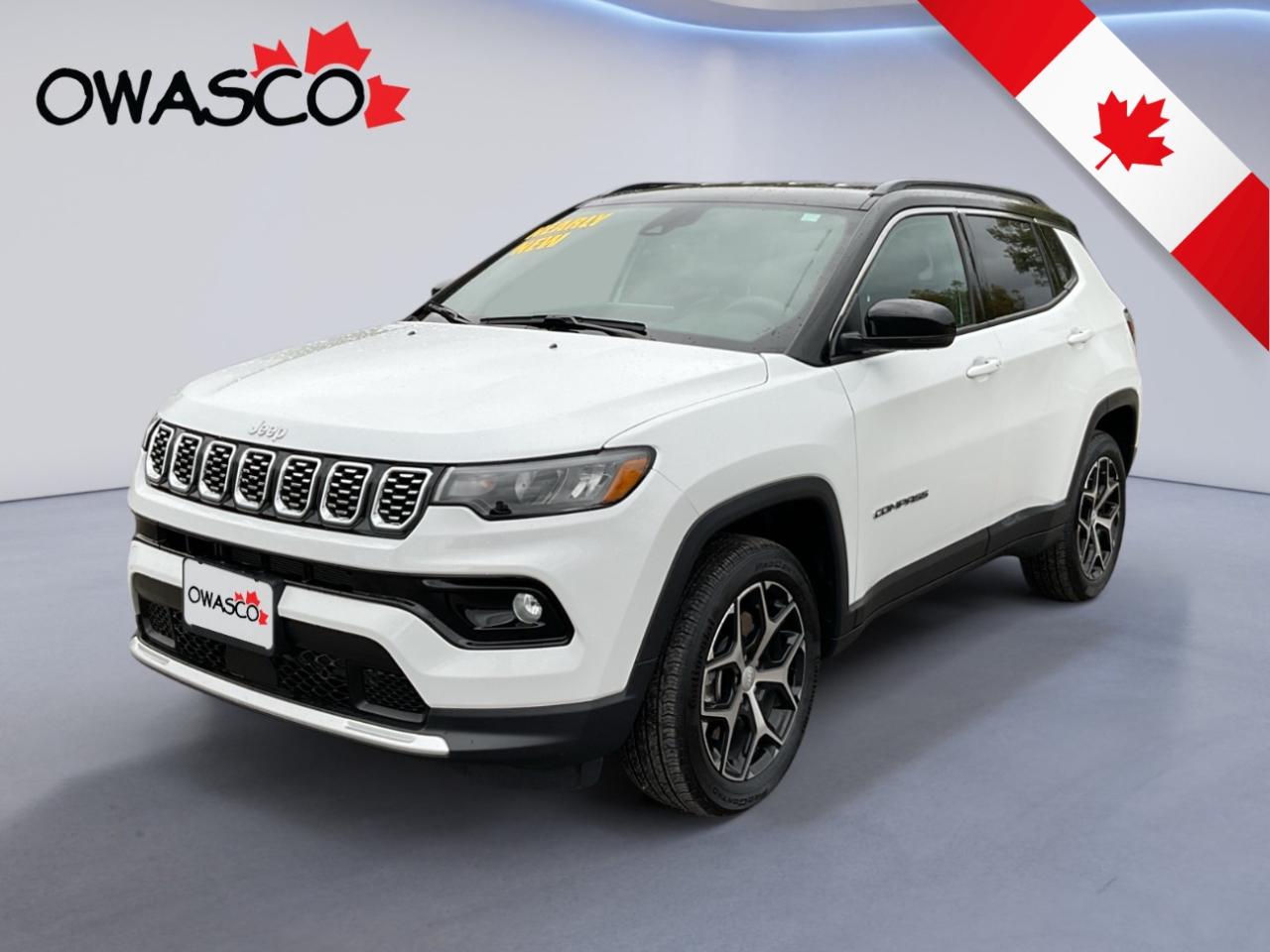 Used 2024 Jeep Compass 2.0L Limited! Why Buy New? Leather! Great Value! for sale in Whitby, ON