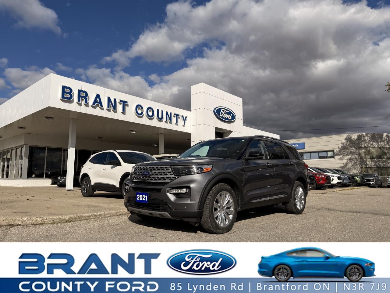 Used 2021 Ford Explorer LIMITED | HYBRID | TWIN PANEL MOONROOF | for sale in Brantford, ON