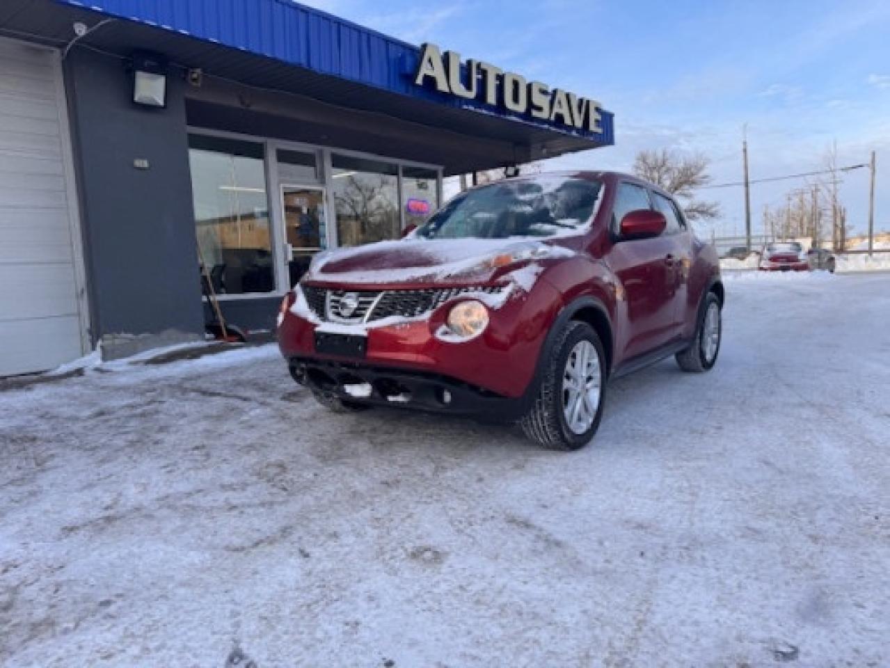 <p>Auto Save (Dealer # 1747)</p>
<p>2013 NISSAN JUKE SV 102,570 KM</p>
<p>1.6 L 4 CYLINDER ENGINE AWD</p>
<p>**Clean Title**</p>
<p>**Manitoba Safety**</p>
<p>&nbsp;</p>
<p>FEATURES:</p>
<p>AIR CONDITIONING&nbsp;</p>
<p>AM/FM/CD</p>
<p>BLUETOOTH</p>
<p>CRUISE CONTROL</p>
<p>POWER LOCKS</p>
<p>POWER STEERING</p>
<p>POWER WINDOWS</p>
<p>REMOTE STARTER</p>
<p>FOG LAMPS</p>
<p>TRACTION CONTROL</p>
<p>&nbsp;</p>
<p>Asking $9,999 + taxes</p>
<p>** Financing Available O.A.C**</p>
<p>** Warranty Available **</p>
<p>&nbsp;</p>
<p>Call (204)-774-8900 or (204)-999-9500</p>
<p>Located 6 mins away from Polo Park Mall</p>
<p>1450 Notre Dame Ave, Winnipeg, Manitoba</p>
<p>www.autosavewpg.com</p>
<p>&nbsp;</p>
<p>While all information is believed to be accurate on this page, please verify any information in question with an Auto Save sales representative. Auto Save is not liable for any errors or omissions.</p>