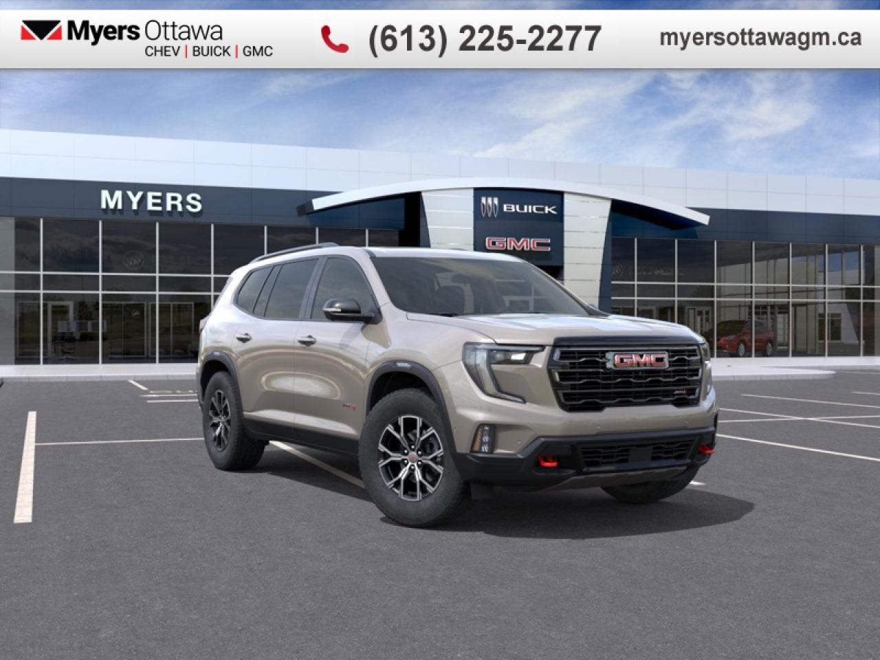 New 2026 GMC Acadia AT4  AT4, SUNROOF, AWD, LUXURY PACKAGE for sale in Ottawa, ON