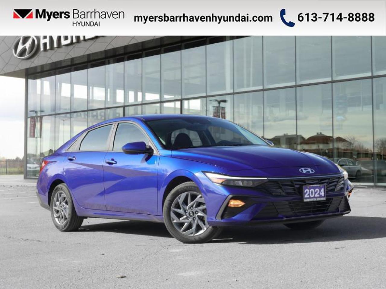 Used 2024 Hyundai Elantra Preferred IVT  -  Heated Seats - $153 B/W for sale in Nepean, ON