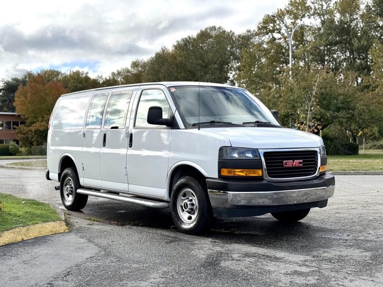 2023 GMC Savana G2500 cargo van powered by a 4.3L V6 engine with automatic transmission and rear-wheel drive. Equipped with a bulkhead divider, cruise control, air conditioning, AM/FM radio, power windows, power door locks, and power mirrors. Finished in white with a grey cloth interior. A solid option for trades, delivery, or commercial use. This item is currently OFFSITE. You must register an appointment with our office to schedule an offsite viewing. Appointments must be made a minimum of one business day in advance (and as defined by the days that Repo.com is open for business) before your appointment can be scheduled and confirmed. We may, at our own discretion, instead opt to transport smaller items to Repo.coms main yard for viewing purposes.  $36,980.00 plus $375 processing fee, $37,355.00 total payment obligation before taxes.   Listing report, warranty, contract commitment cancellation fee, financing available on approved credit (some limitations and exceptions may apply). All above specifications and information is considered to be accurate but is not guaranteed and no opinion or advice is given as to whether this item should be purchased. We do not allow test drives due to theft, fraud, acts of vandalism and undetectable impaired driving. Instead we provide the following benefits: Complimentary Warranty (with options to extend), Limited Money Back Satisfaction Guarantee on Fully Completed Contracts, Contract Commitment Cancellation, and an Open-Ended Sell-Back Option. Ask seller for details or call 604-522-REPO(7376) to confirm listing availability.