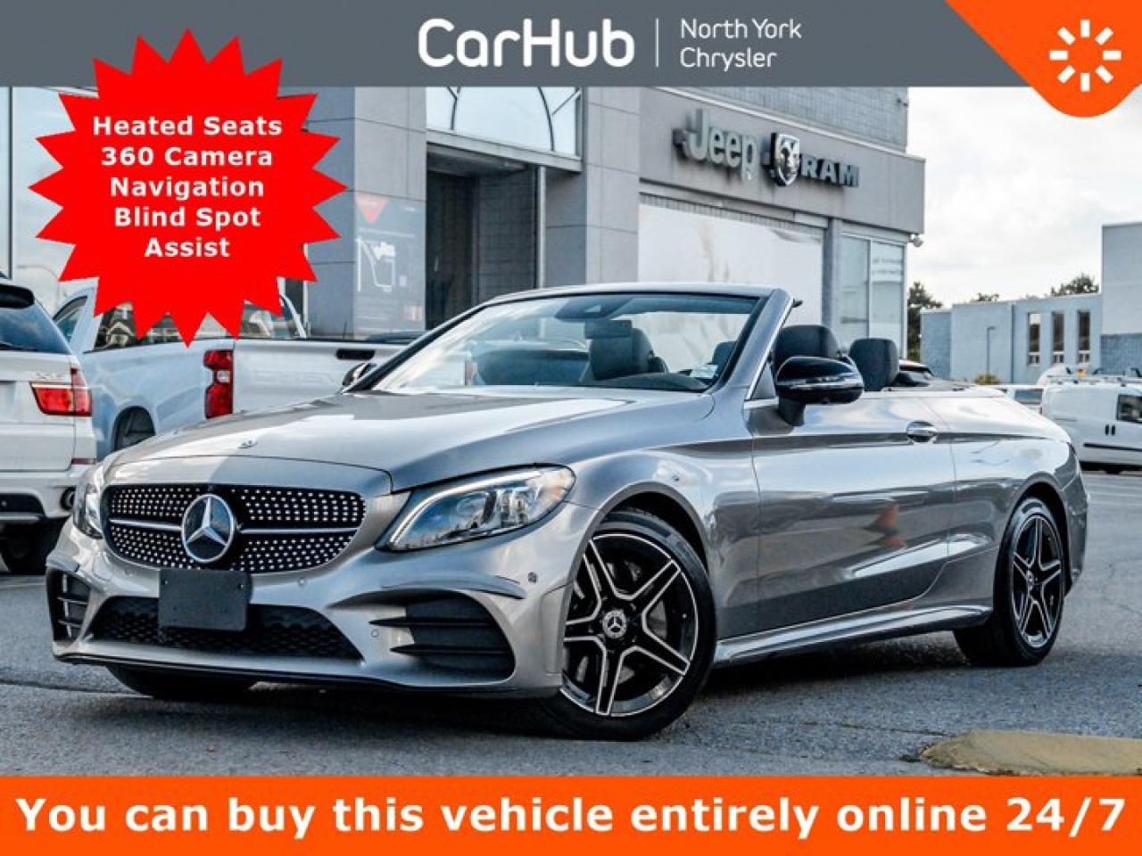 Used 2020 Mercedes-Benz C-Class C 300 4MATIC Cabriolet Heated Seats 360 Cam Navi Blind Spot Assist for sale in Thornhill, ON