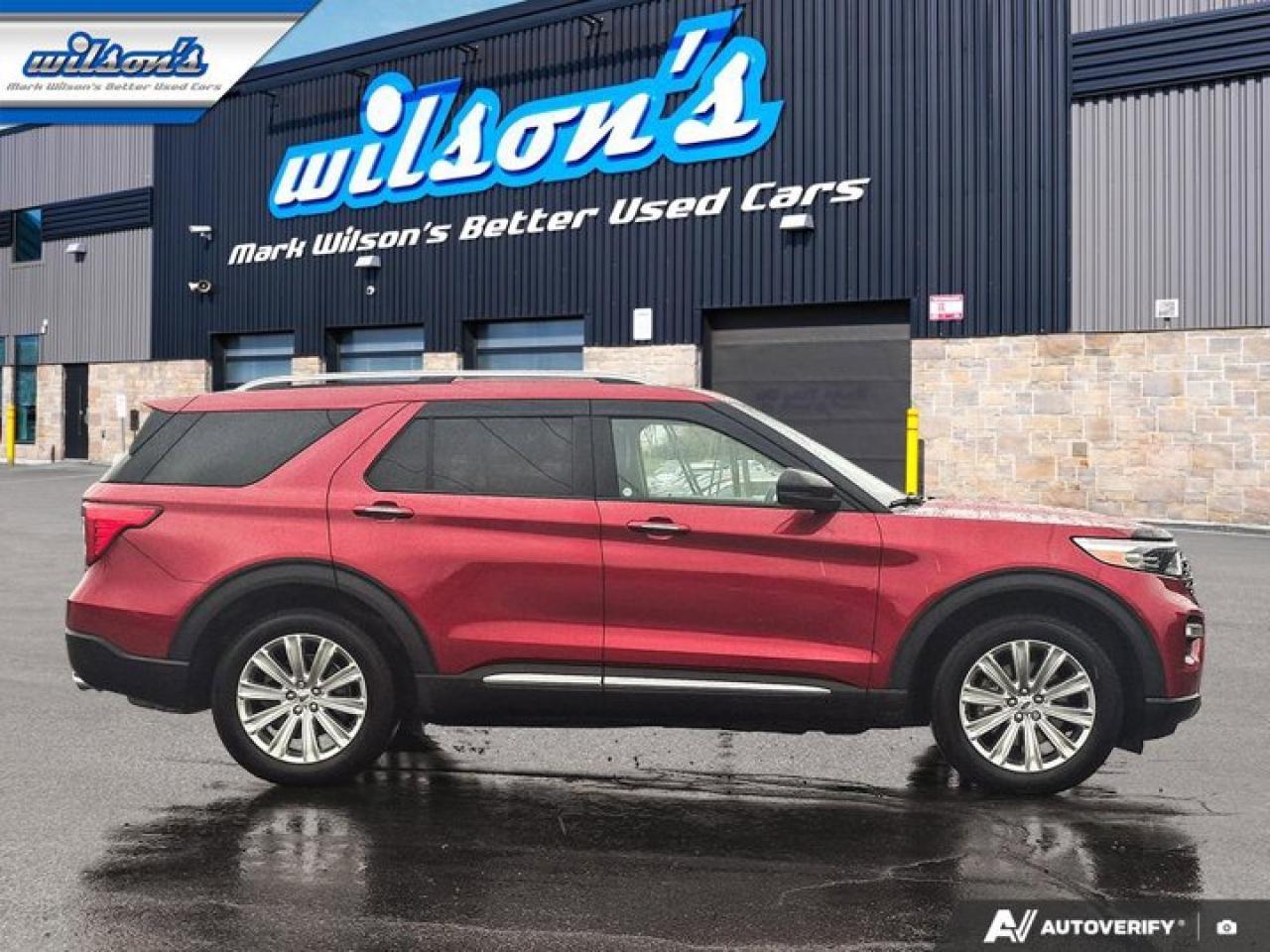 2021 Ford Explorer Limited Hybrid AWD | Leather | Pano Roof | Nav | Tow Pkg | Adaptive Cruise | Cooled Seats & More ! Photo
