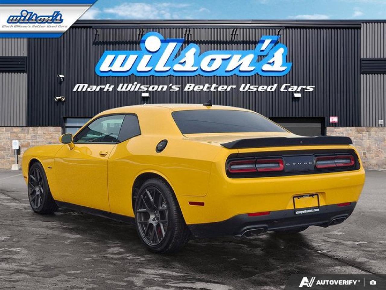 2018 Dodge Challenger R/T Shaker | Leather | Sunroof | Performance Handling Pkg | BSM | Remote Start | and More ! Photo