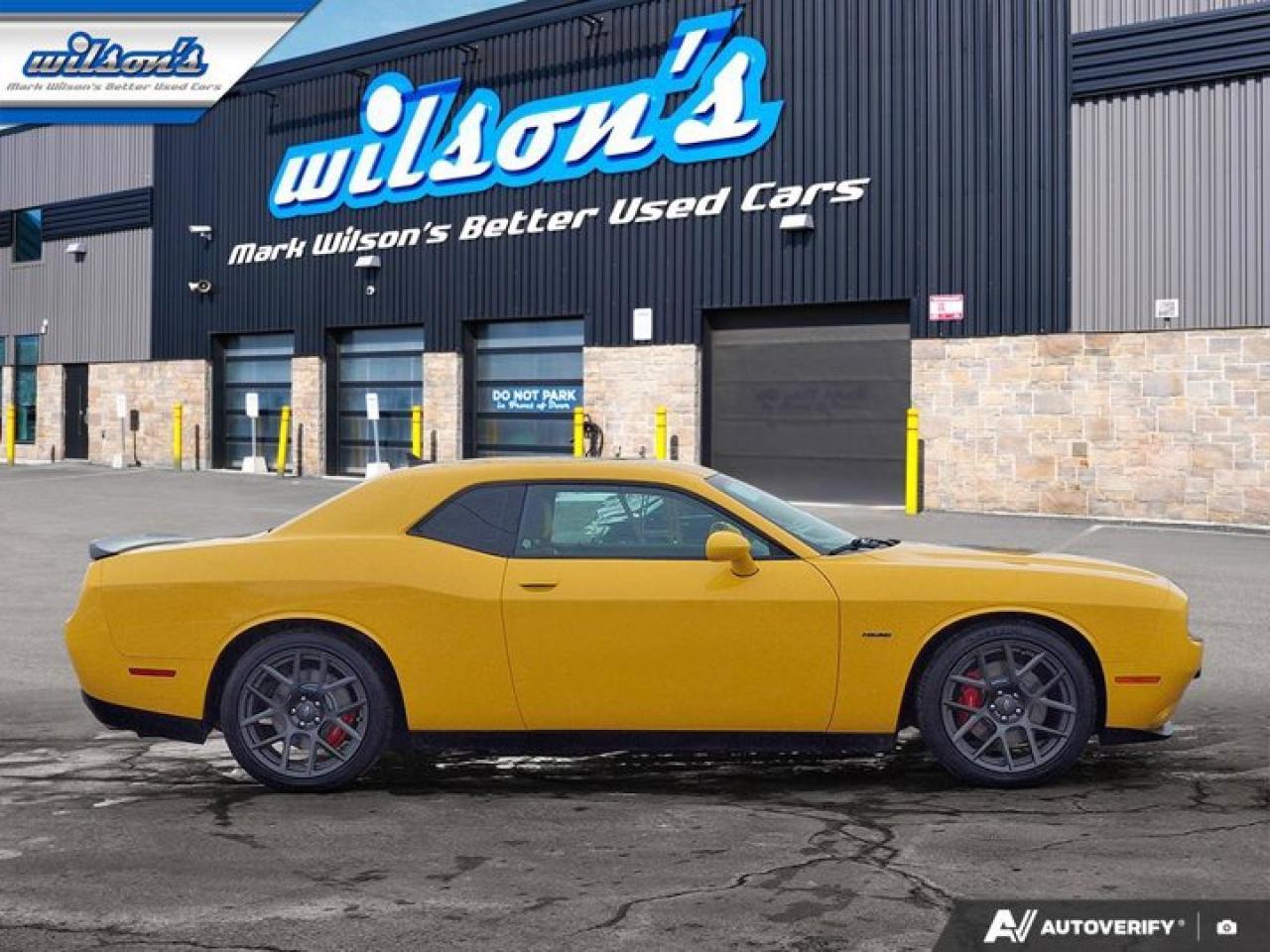 2018 Dodge Challenger R/T Shaker | Leather | Sunroof | Performance Handling Pkg | BSM | Remote Start | and More ! Photo