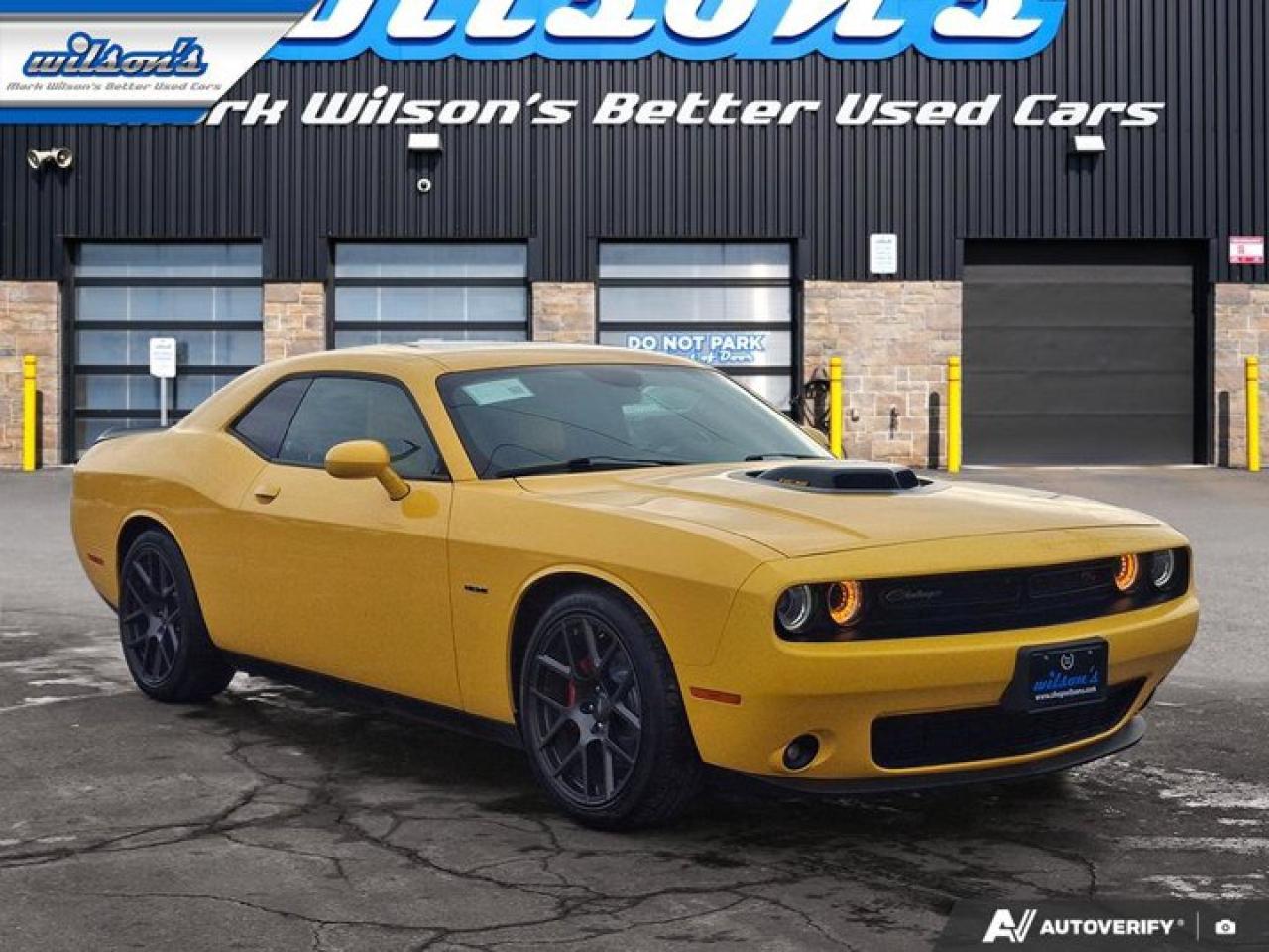 2018 Dodge Challenger R/T Shaker | Leather | Sunroof | Performance Handling Pkg | BSM | Remote Start | and More ! Photo