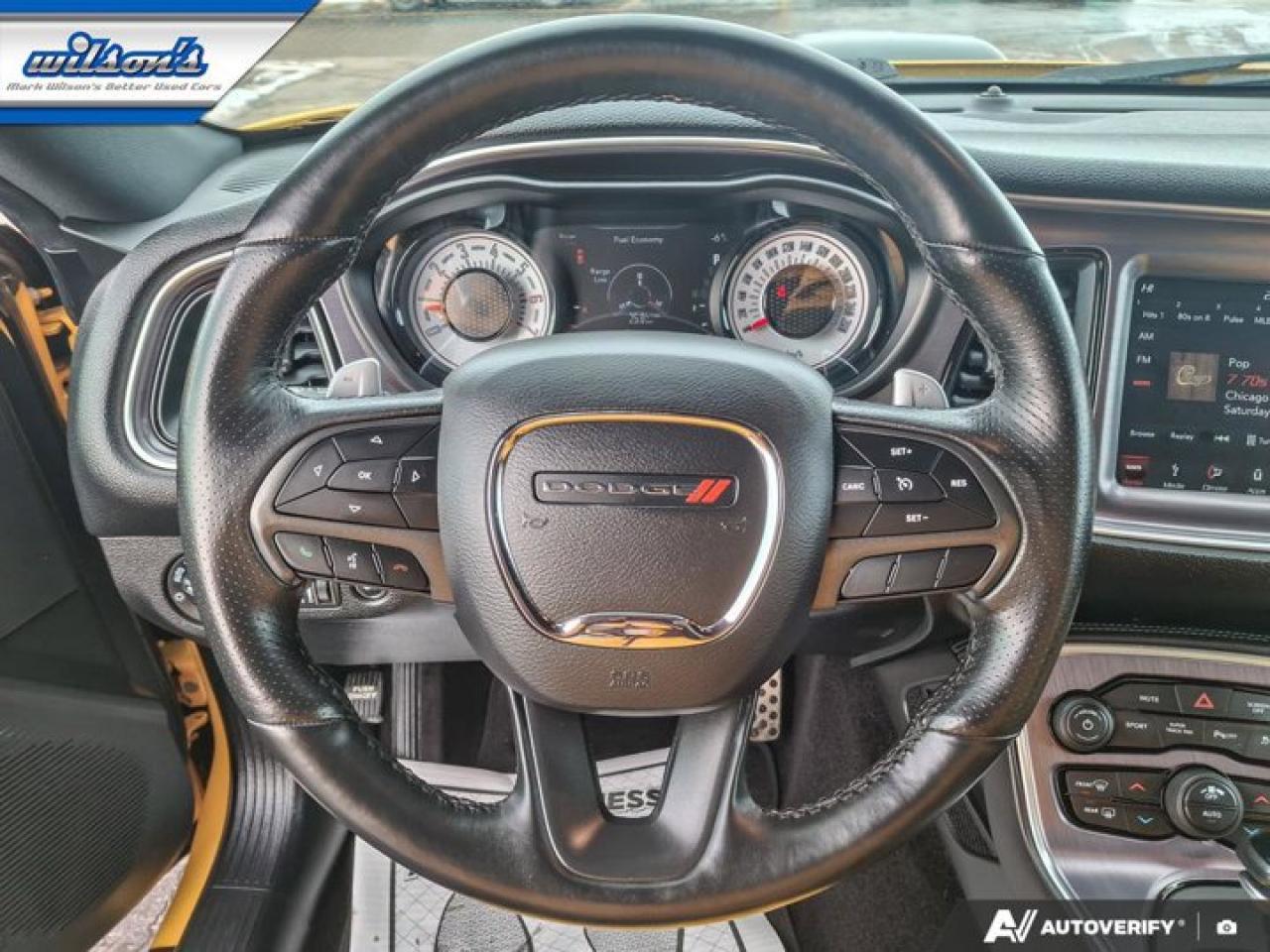 2018 Dodge Challenger R/T Shaker | Leather | Sunroof | Performance Handling Pkg | BSM | Remote Start | and More ! Photo