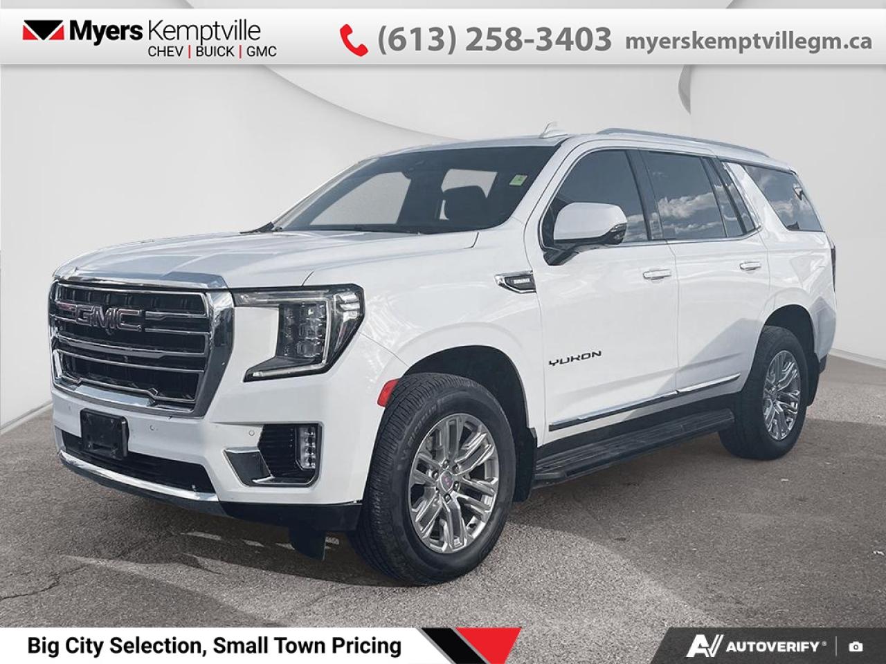 Used 2021 GMC Yukon SLT  - Leather Seats -  Cooled Seats for sale in Kemptville, ON