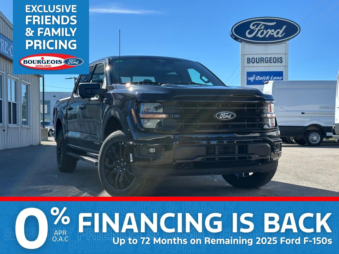 New 2025 Ford F-150 XLT 4WD SuperCrew 5.5' Box for sale in Midland, ON