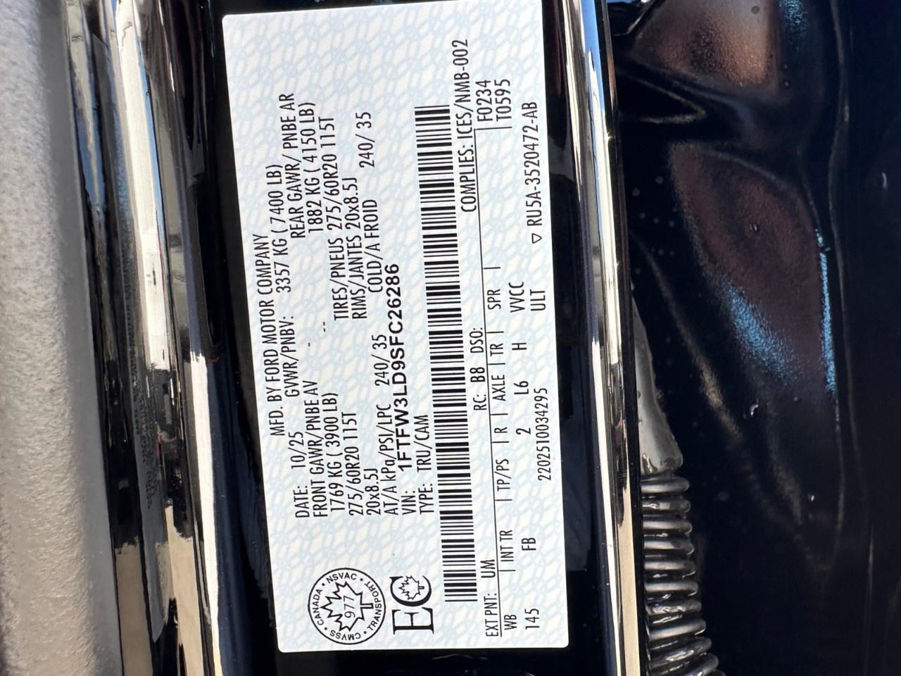 2025 Ford F-150 XLT 4WD SuperCrew 5.5' Box Photo