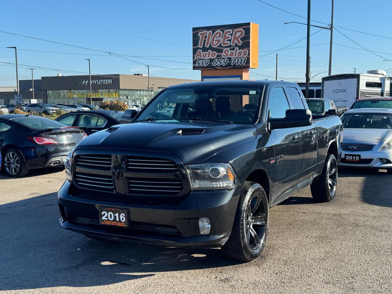 2016 RAM 1500 SPORT, HEMI, ONLY 138KMS, QUAD CAB, CERTIFIED - Photo #1