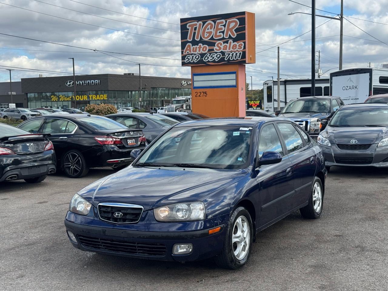 Used 2003 Hyundai Elantra GT, HATCH, AUTO, 4 CYL, ONLY 68KMS, CERTIFIED for sale in London, ON