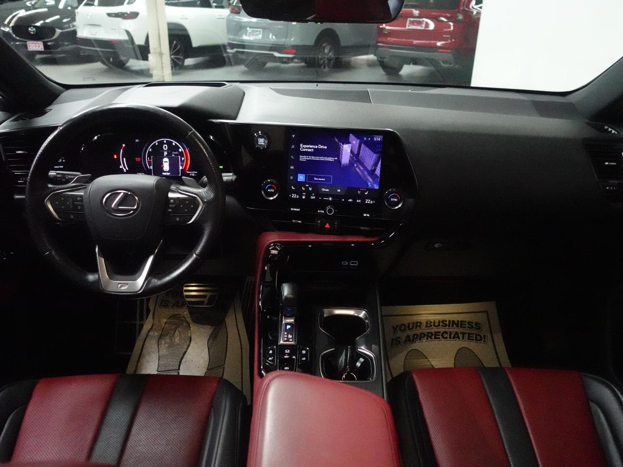 2022 Lexus NX 350 F-SPORT | AWD | Nav | Red Leather | CarPlay