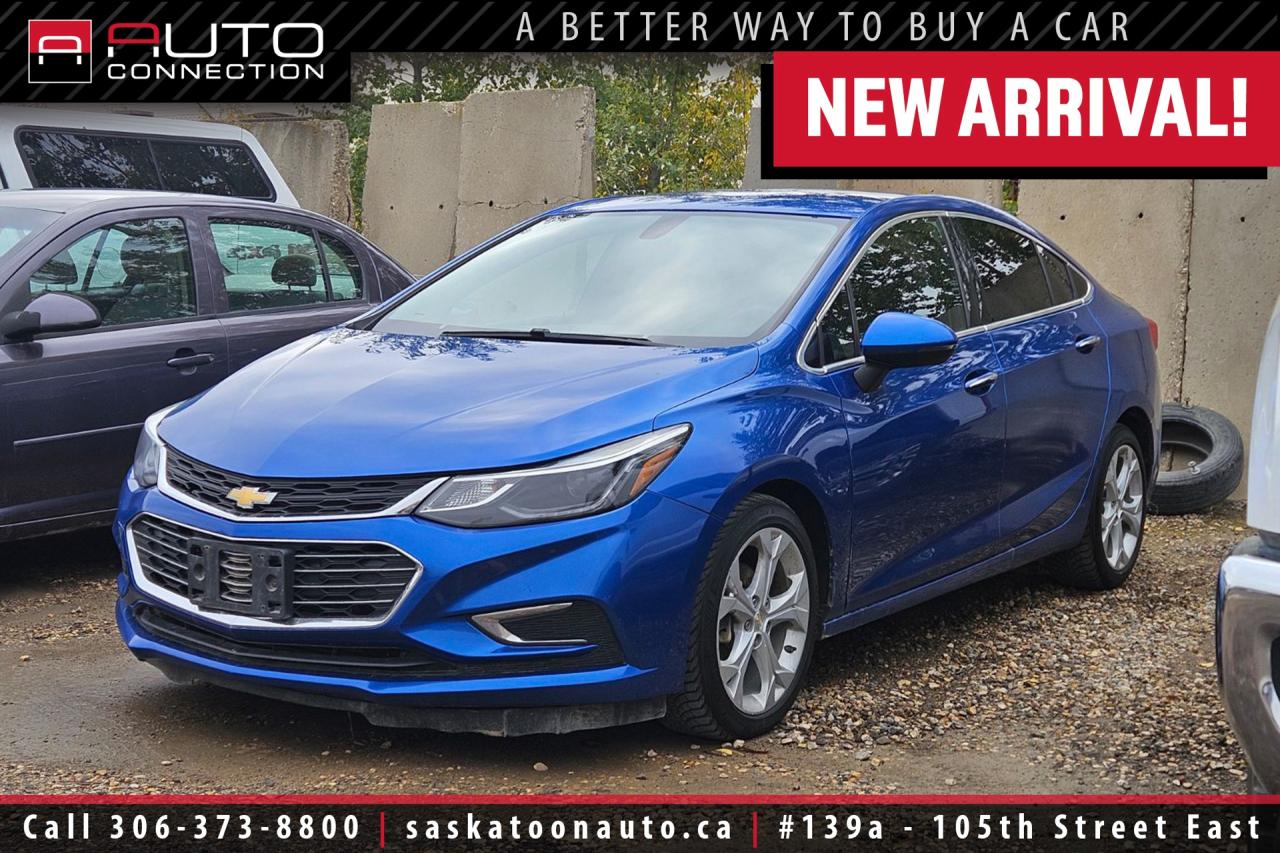 Used 2017 Chevrolet Cruze Premier - CARPLAY - REMOTE START - HEATED STEERING WHEEL for sale in Saskatoon, SK