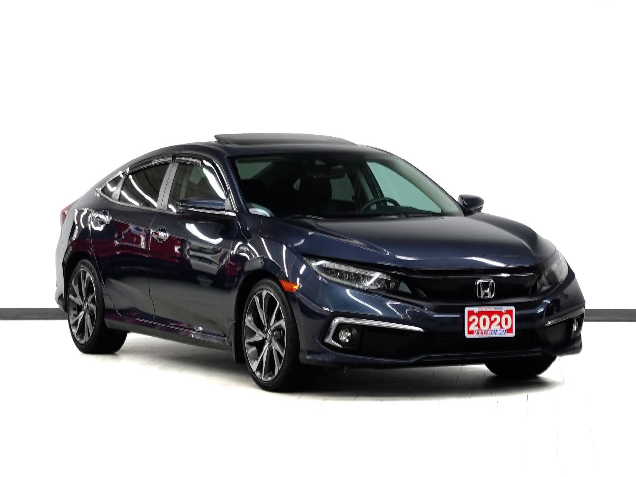 2020 Honda Civic TOURING | Nav | Leather | Sunroof | BSM | CarPlay Photo0